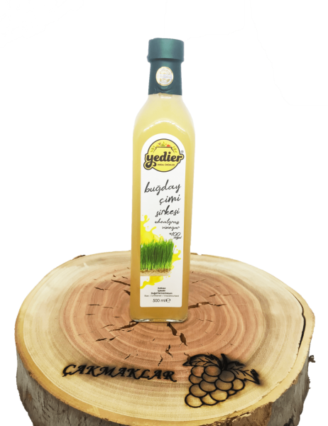 Yedier Buğday Çimi Sirkesi Doğal Fermente (500ml)