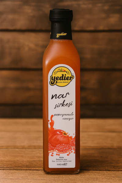 Yedier Nar Sirkesi Doğal Fermente (500ml)