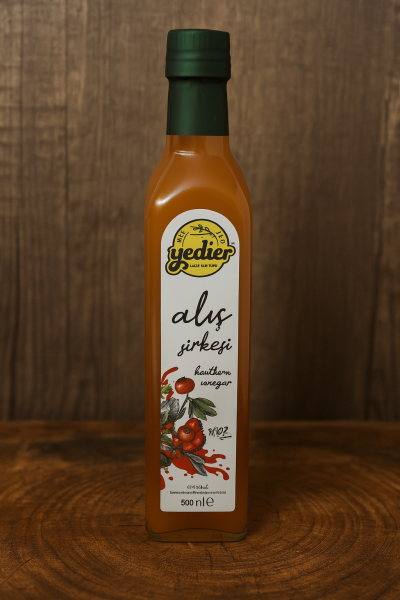 Yedier Alıç Sirkesi Doğal Fermente (500ml)