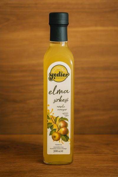 Yedier Elma Sirkesi Doğal Fermente (500ml)