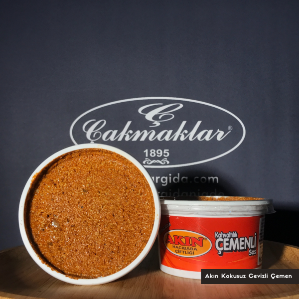 Akın Kahvaltılık Cevizli Kokusuz Çemen 285gr