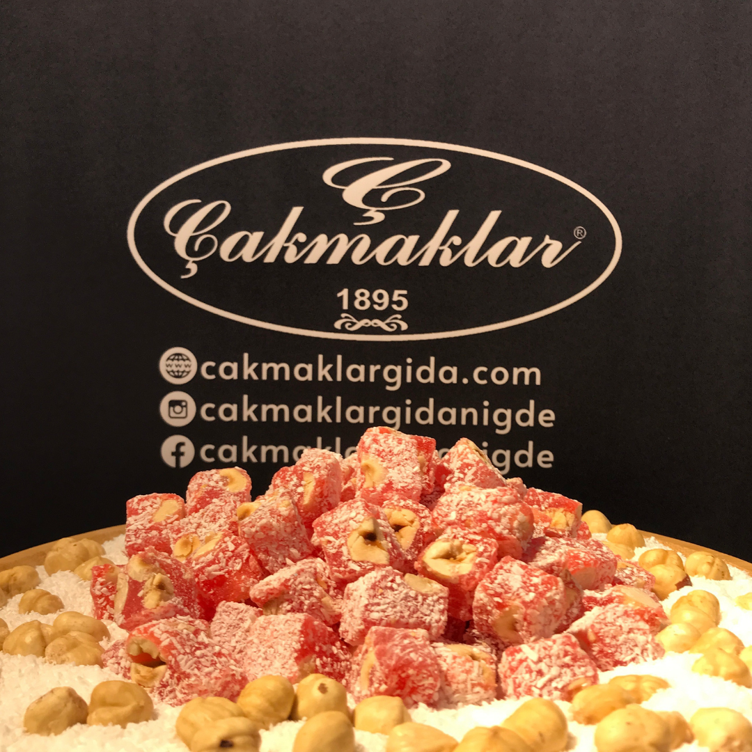 Çifte Kavrulmuş Narlı Fındıklı Hindistan Cevizli Lokum