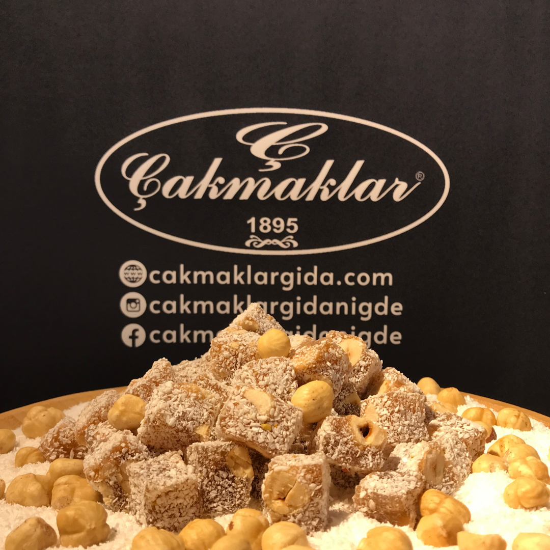 Çifte Kavrulmuş Kakaolu Fındıklı Hindistan Cevizli Lokum