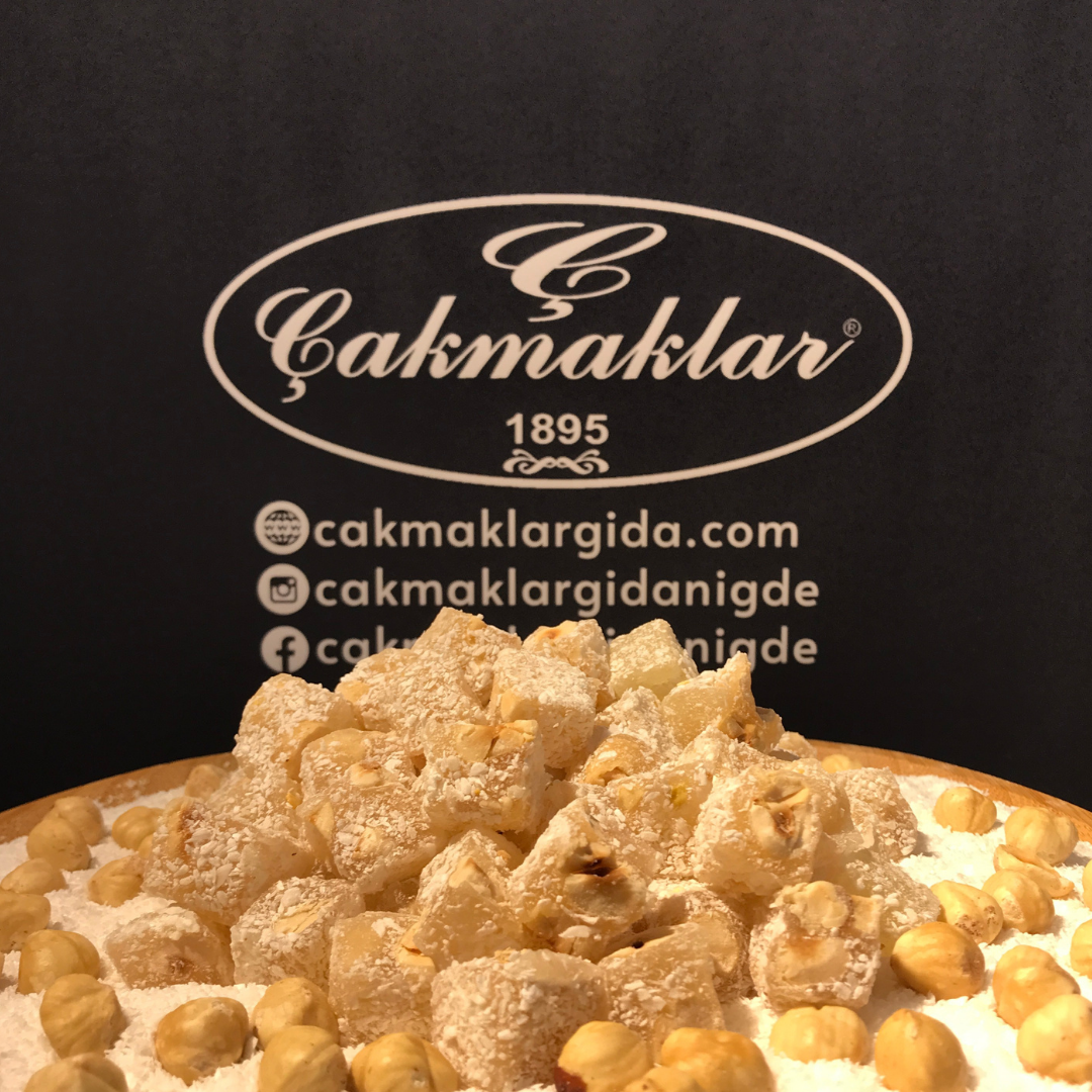 Çifte Kavrulmuş Sade Fındıklı Hindistan Cevizli Lokum