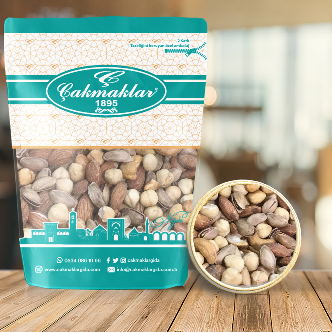 Padişah Lüks Karışık Kuruyemiş  (BADEM, ANTEP FISTIĞI, KAJU, FINDIK)