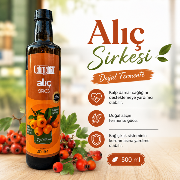 Çakmaklar Alıç Sirkesi 500ML