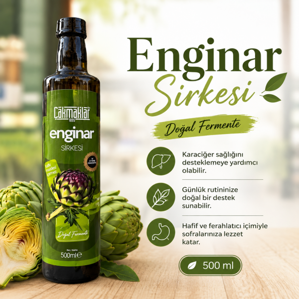 Çakmaklar Enginar Sirkesi 500ML