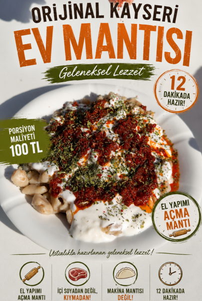 Çakmaklar Ev Mantısı 500 GR