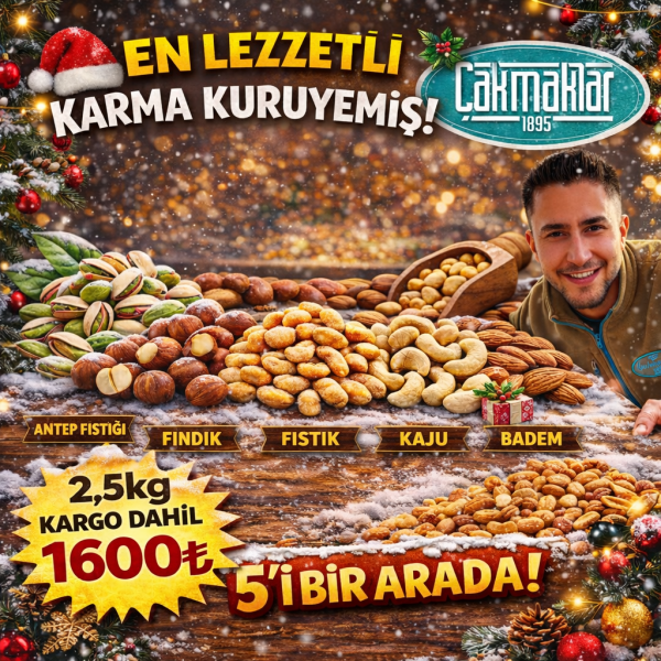 2.5kg Karışık kuruyemiş