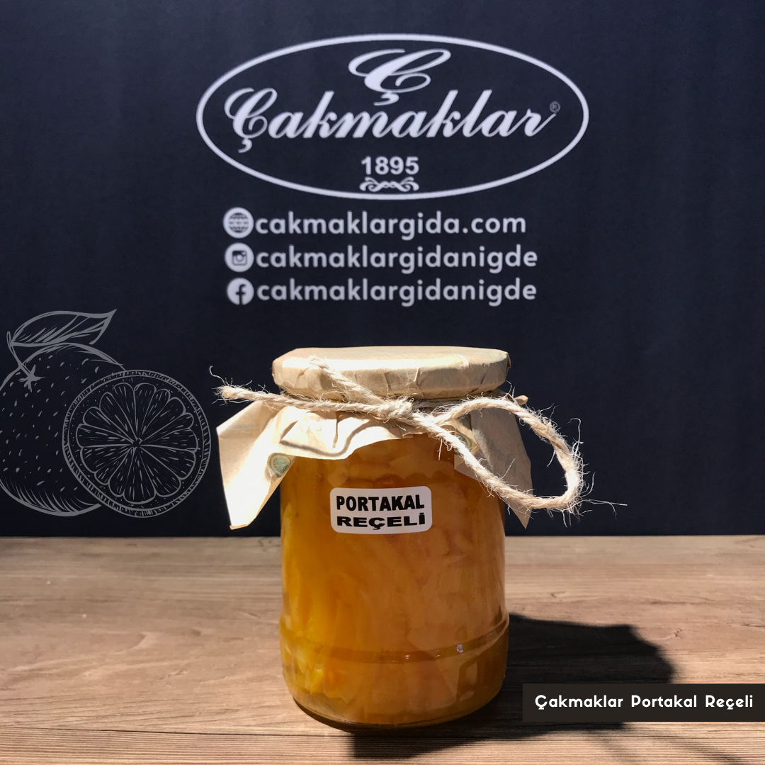 EL YAPIMI DOĞAL PORTAKAL REÇELİ 720GR