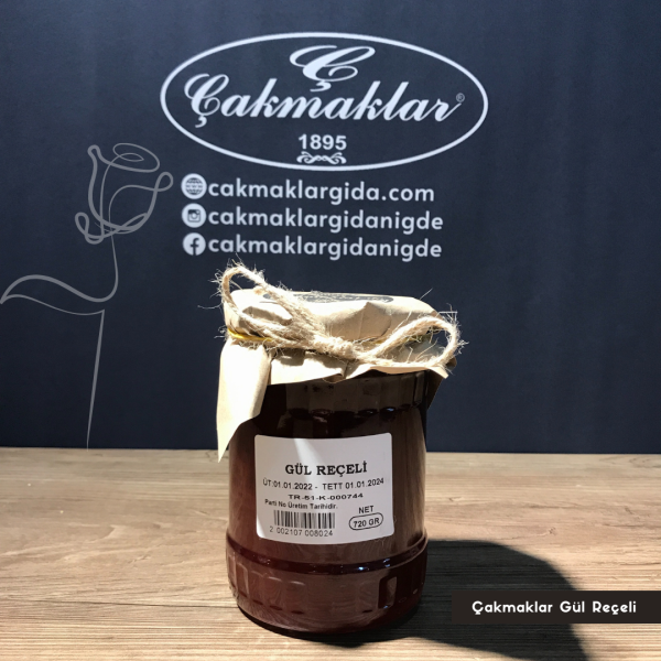 EL YAPIMI DOĞAL GÜL REÇELİ 720GR